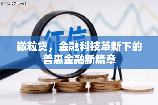 明溪微粒贷，金融科技革新下的普惠金融新篇章