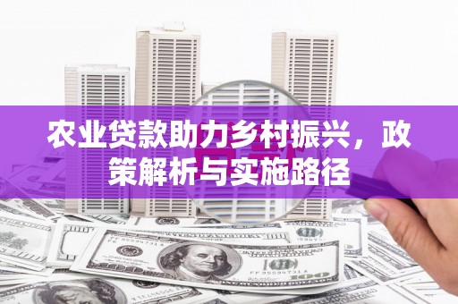 明溪农业贷款助力乡村振兴，政策解析与实施路径
