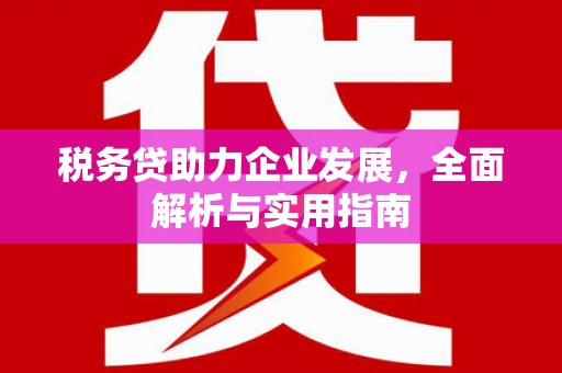 明溪税务贷助力企业发展，全面解析与实用指南