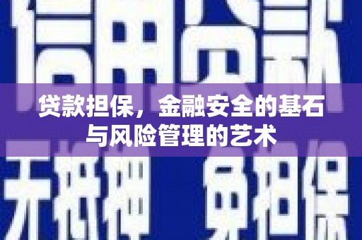 明溪贷款担保，金融安全的基石与风险管理的艺术