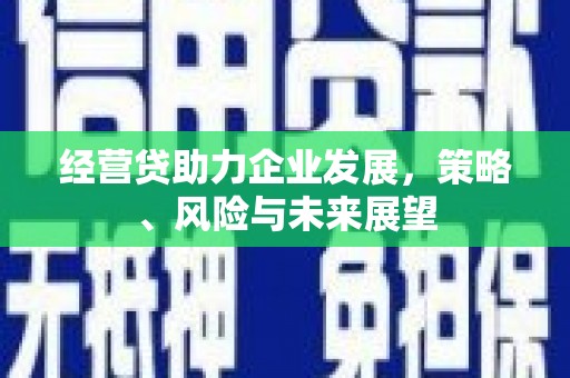 明溪经营贷助力企业发展，策略、风险与未来展望