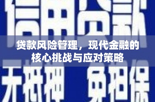 明溪贷款风险管理，现代金融的核心挑战与应对策略