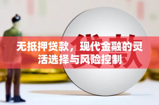 明溪无抵押贷款，现代金融的灵活选择与风险控制