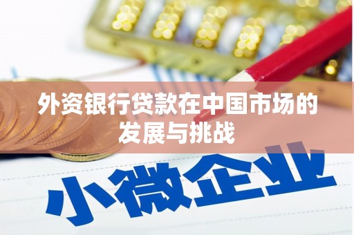 明溪外资银行贷款在中国市场的发展与挑战