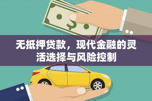 明溪无抵押贷款，现代金融的灵活选择与风险控制