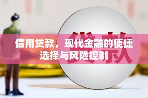 明溪信用贷款，现代金融的便捷选择与风险控制