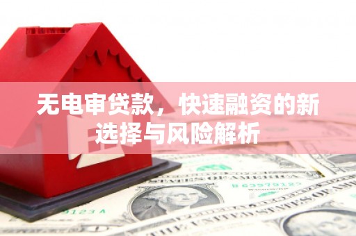 明溪无电审贷款，快速融资的新选择与风险解析