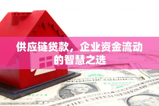 明溪供应链贷款，企业资金流动的智慧之选