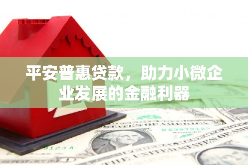 明溪平安普惠贷款，助力小微企业发展的金融利器