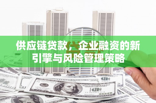 明溪供应链贷款，企业融资的新引擎与风险管理策略