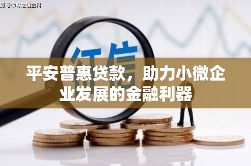 明溪平安普惠贷款，助力小微企业发展的金融利器