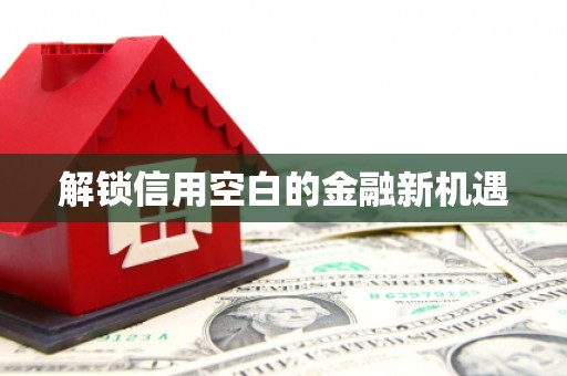 明溪解锁信用空白的金融新机遇
