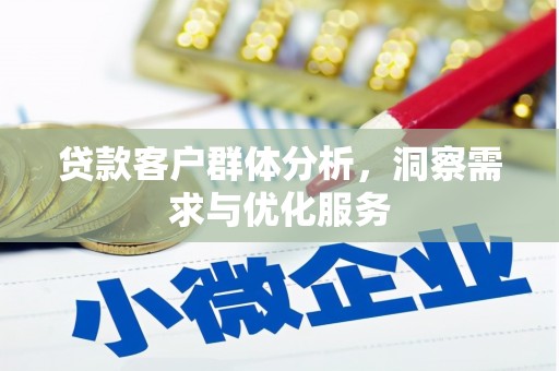 明溪贷款客户群体分析，洞察需求与优化服务